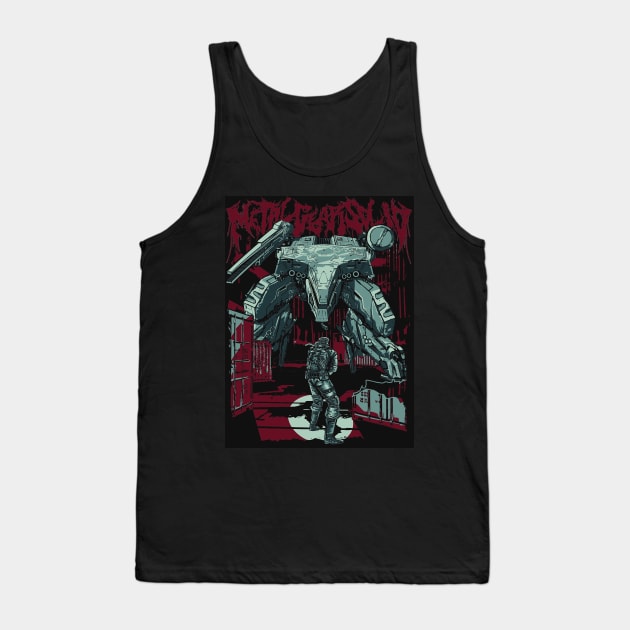 Metal Gear Solid - Snake VS Rex Tank Top by otacon